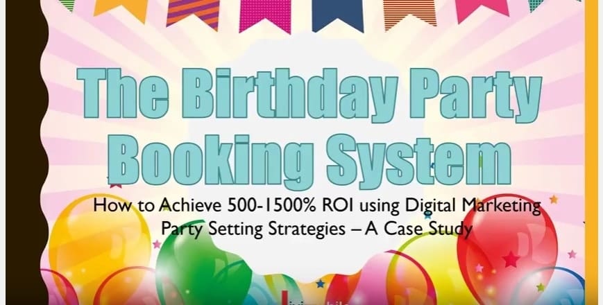 Case Study – Birthday Party Booking System