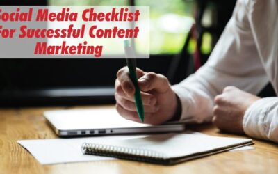 Social Media Checklist For Successful Content Marketing